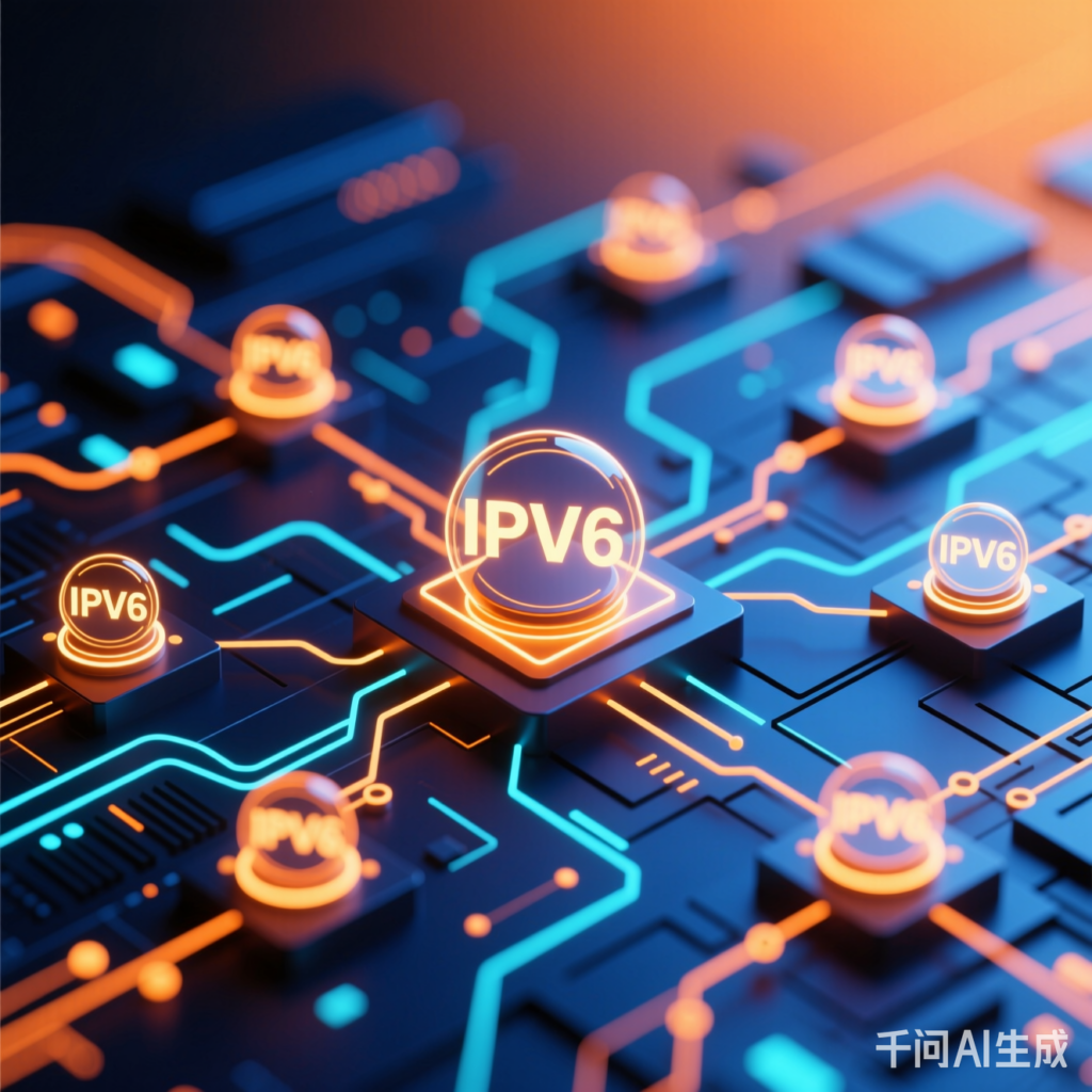 7. ipv6战略合作 网络技术可视化图